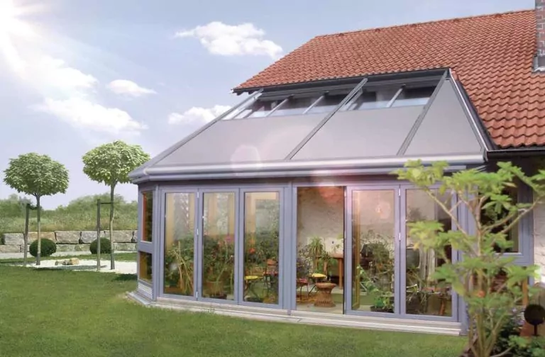 Wintergartenmarkise aus Glas